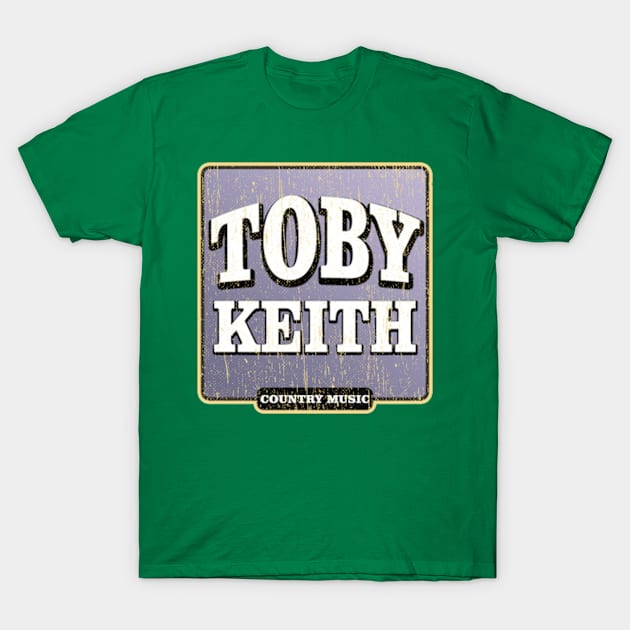 Toby Keith - Design Text T-Shirt by Rohimydesignsoncolor